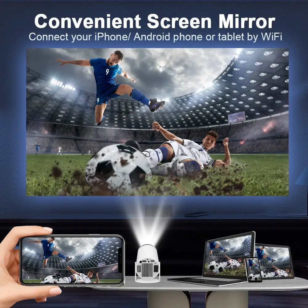 Magcubic Projector HY300 PRO 4K Android 11 Dual Wifi6 260ANSI Allwinner H713 BT5.0 1080P 1280*720P Home Cinema Outdoor