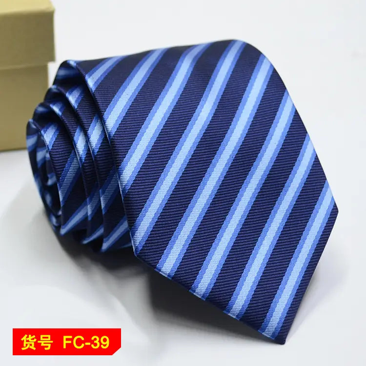 67 Styles Men’s Ties Solid Color Stripe Flower Floral 8cm Jacquard Necktie Accessories Daily Wear Cravat Wedding Party