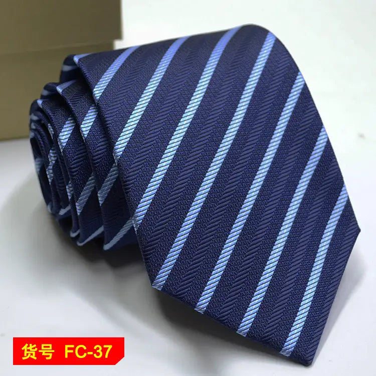 67 Styles Men’s Ties Solid Color Stripe Flower Floral 8cm Jacquard Necktie Accessories Daily Wear Cravat Wedding Party