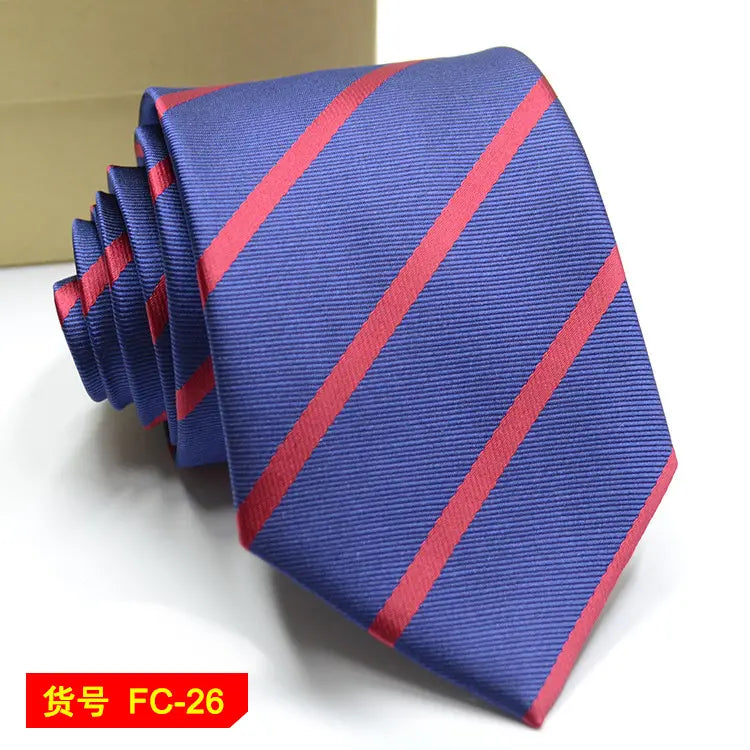 67 Styles Men’s Ties Solid Color Stripe Flower Floral 8cm Jacquard Necktie Accessories Daily Wear Cravat Wedding Party