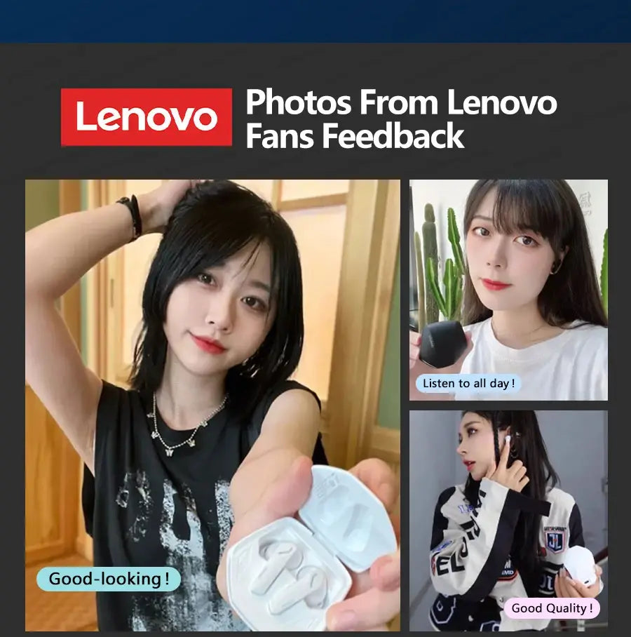 Original Lenovo GM2 Pro 5.3 Earphone Bluetooth Wireless Earbuds Low Latency Headphones HD Call Dual Mode Gaming Headset