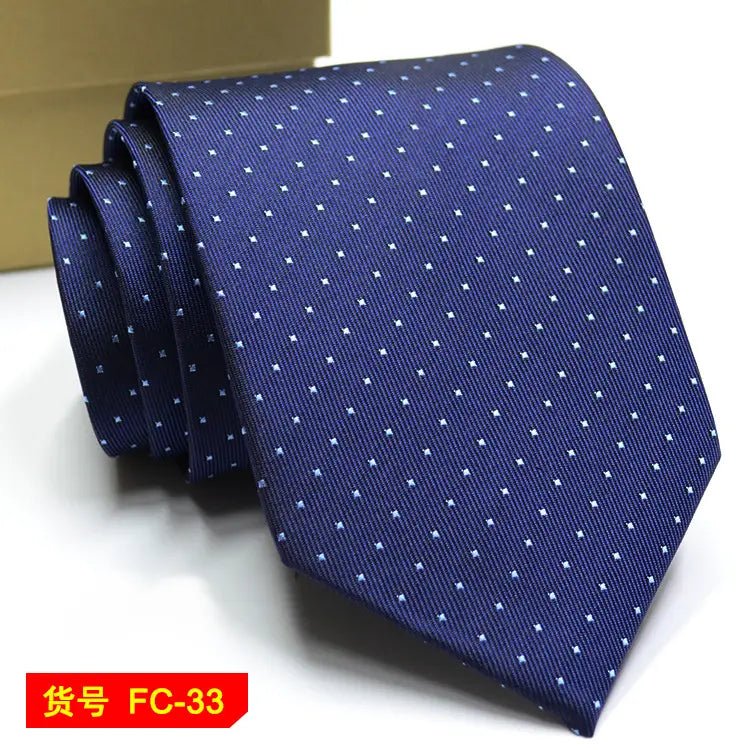 67 Styles Men’s Ties Solid Color Stripe Flower Floral 8cm Jacquard Necktie Accessories Daily Wear Cravat Wedding Party