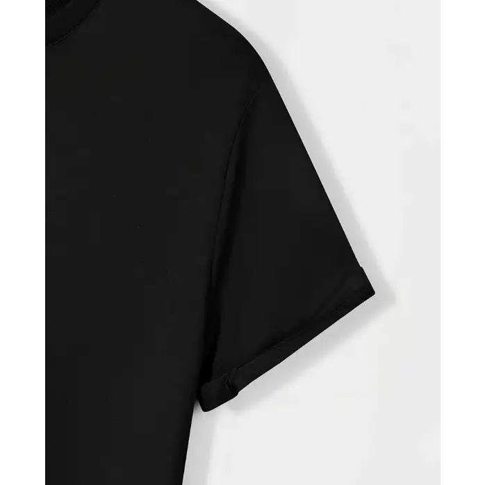 A Halloween Themed Graphic T-shirt - Casual Polyester Round Neck T-shirt With Spandex Slightly Elastic Regular Short