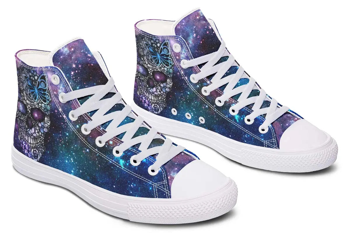 Printed Couple High-top Canvas Shoes