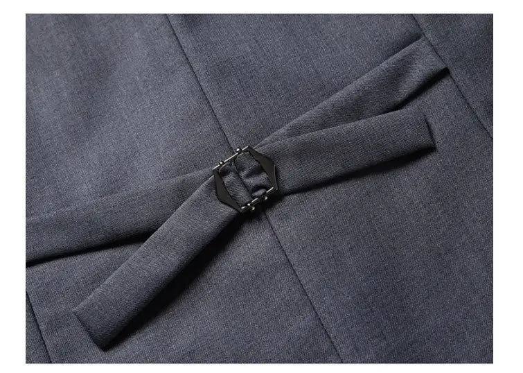 Casual Men’s Suit Set Slim Fit Formal Groom Wedding Dress