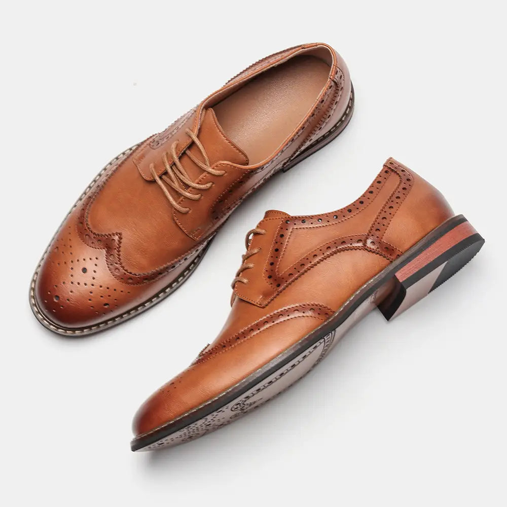 Classic Brogue Business Shoes Men