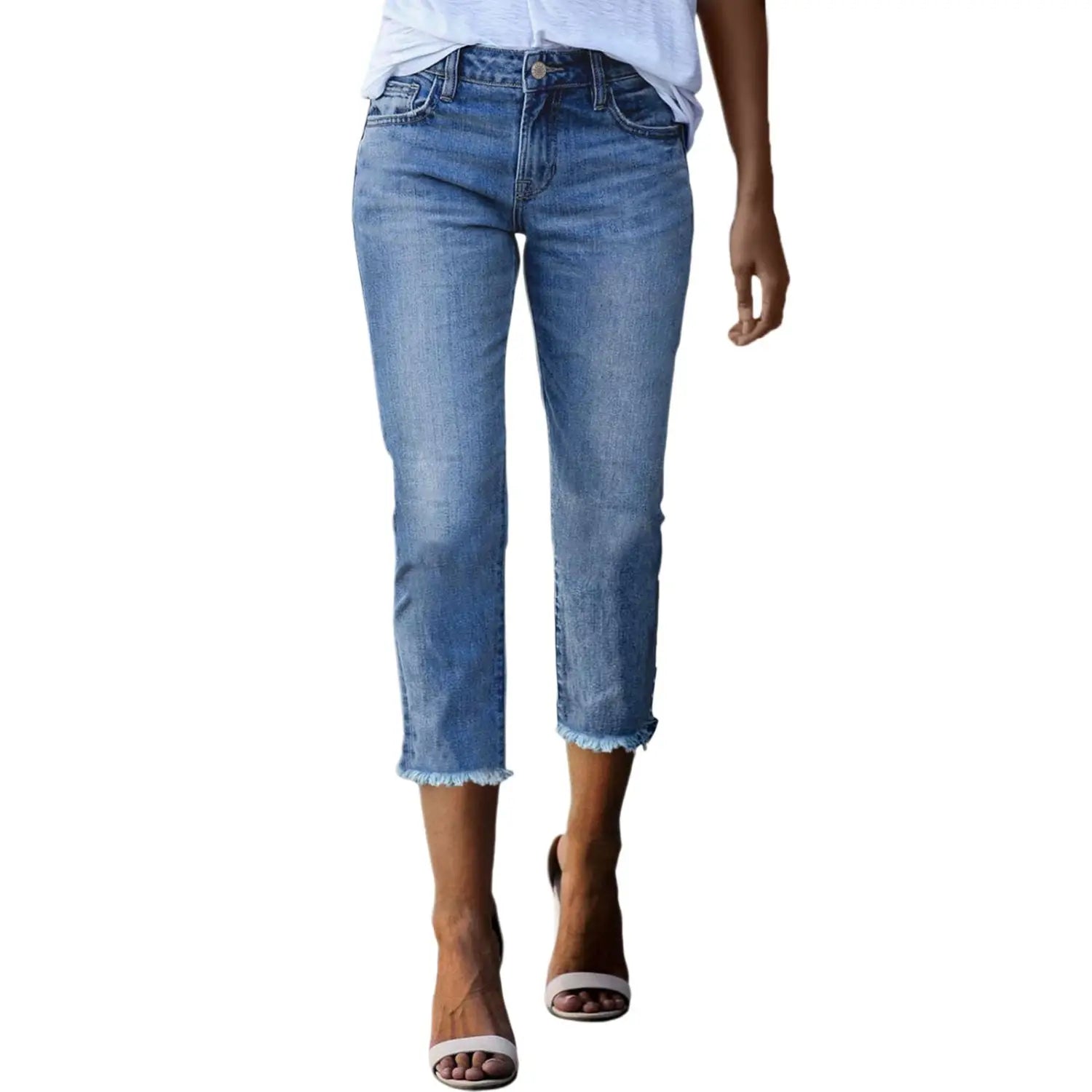 Fashionable Retro Slim-fit Stretch Jeans For Women