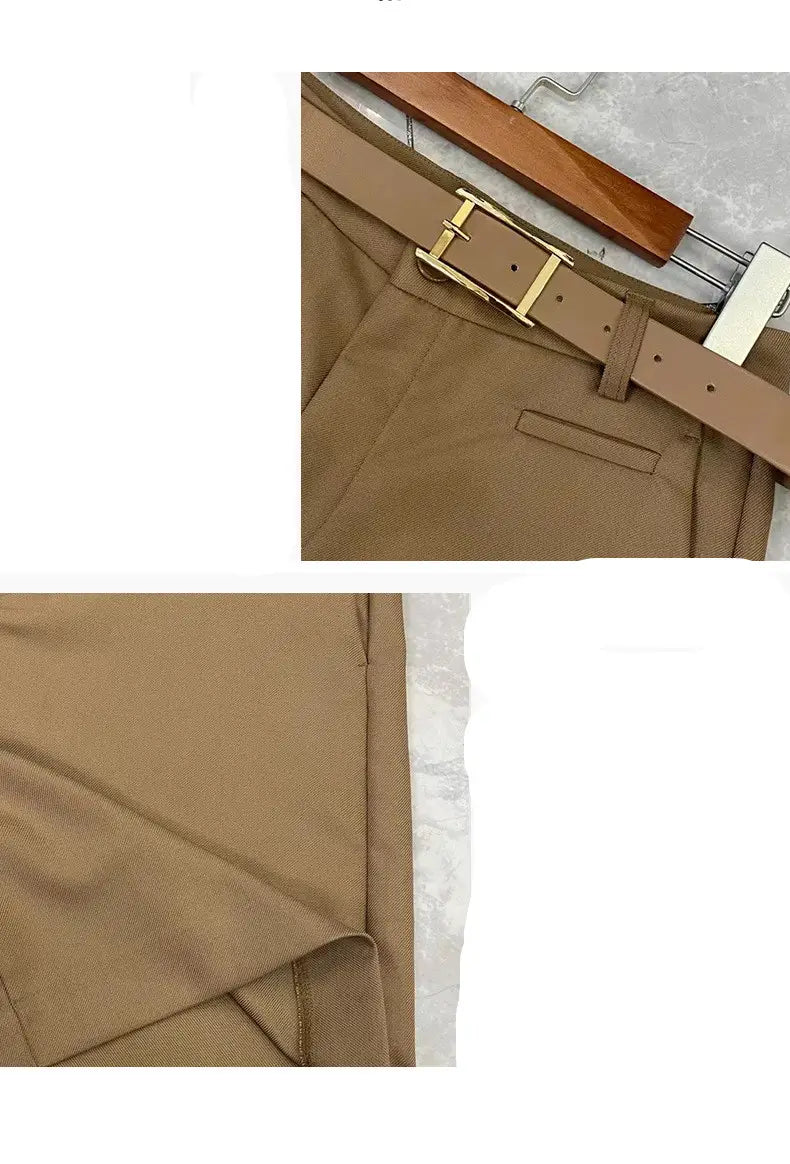 Women’s High Waist Thin Plus Size Suit Shorts