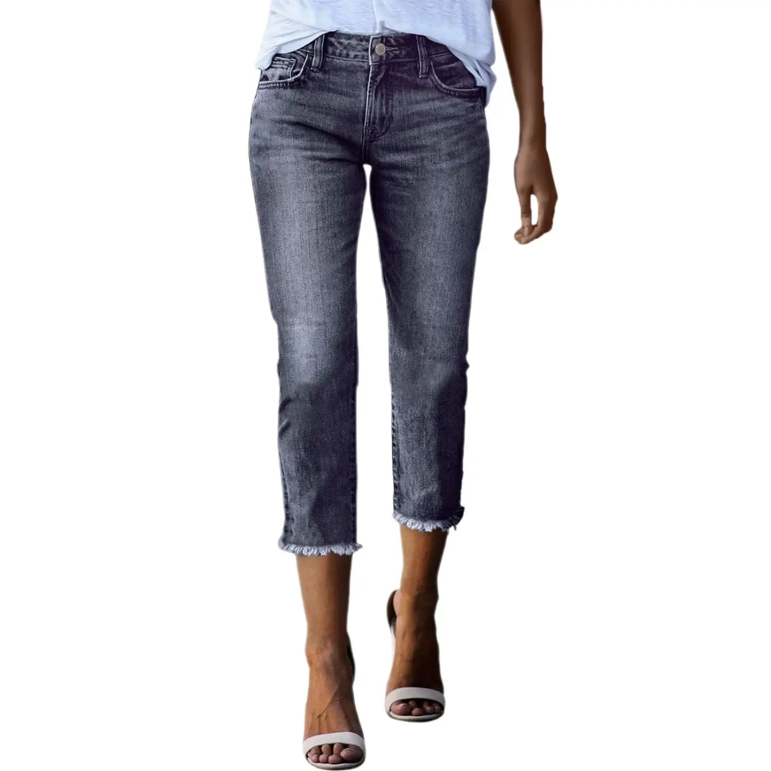 Fashionable Retro Slim-fit Stretch Jeans For Women