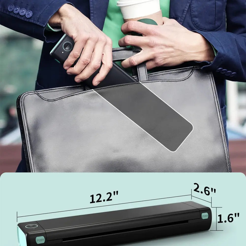A4 Portable Printers Wireless For Travel Bluetooth Thermal Printer, Suitable For Mobile Office,Support Tattoo Paper Phomemo M08F Beyond Trends Hub