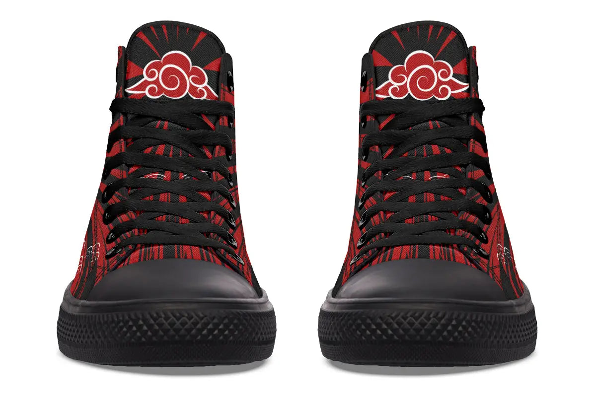 Printed Couple High-top Canvas Shoes