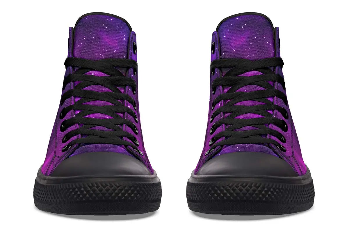 Printed Couple High-top Canvas Shoes