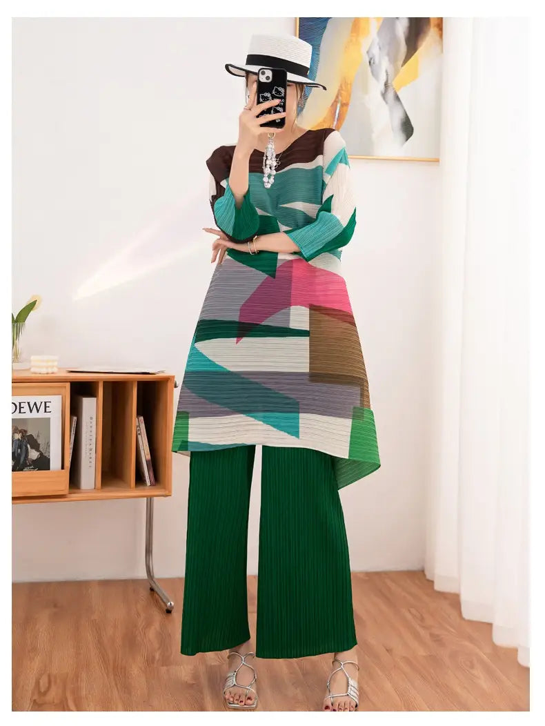 Autumn And Winter Women Fashion Two-piece Suit