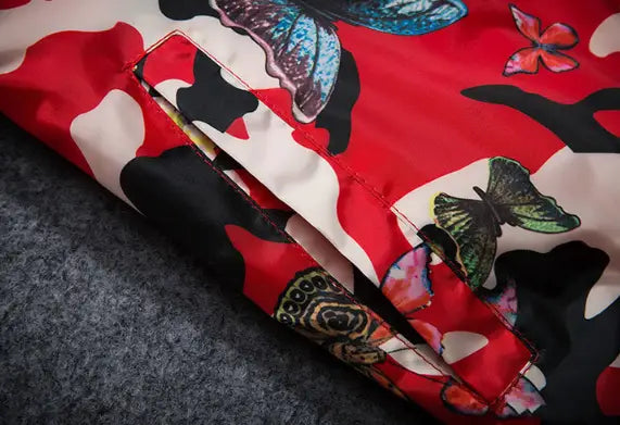 Thin camouflage butterfly coat for men
