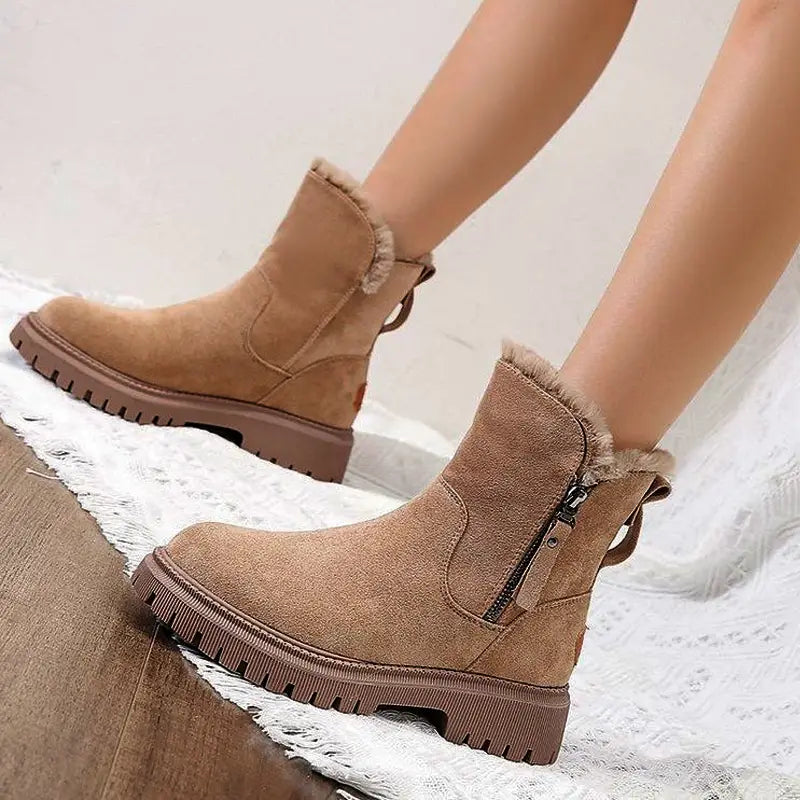 Thick Plush Snow Boots