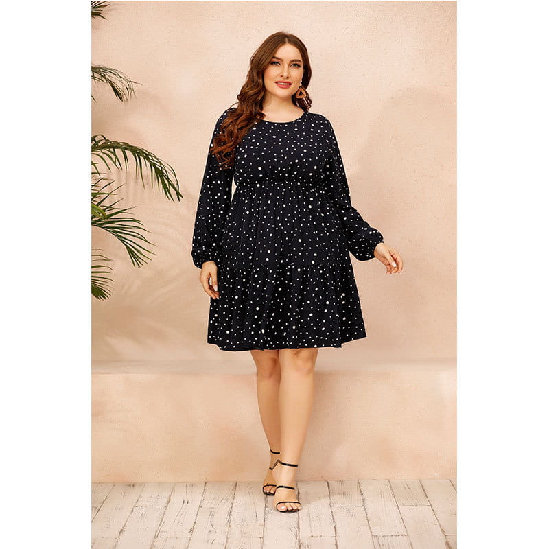 Leisure Home Loose Women’s Plus Size Floral Dress