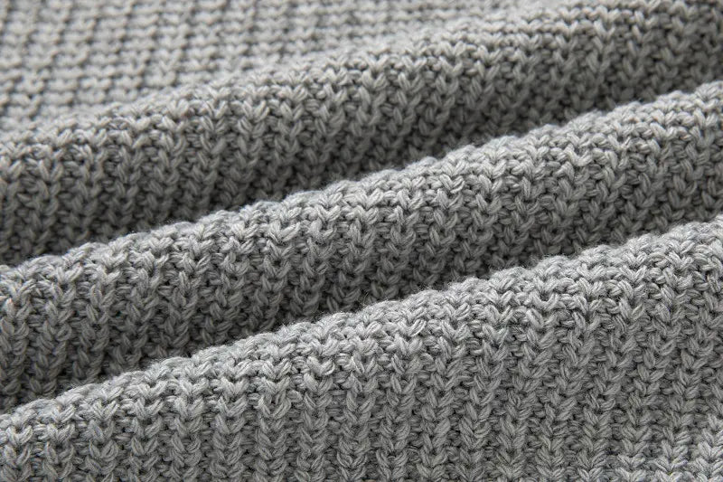 Men’s Long-sleeved Knitted Top Plus Size Sweater