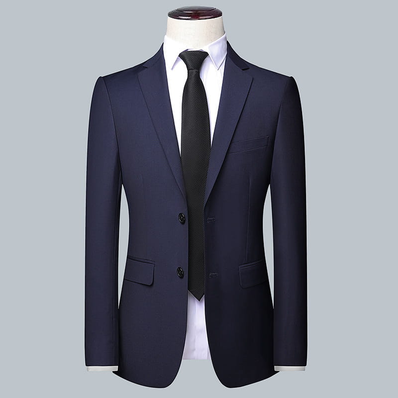 Casual Men’s Suit Set Slim Fit Formal Groom Wedding Dress