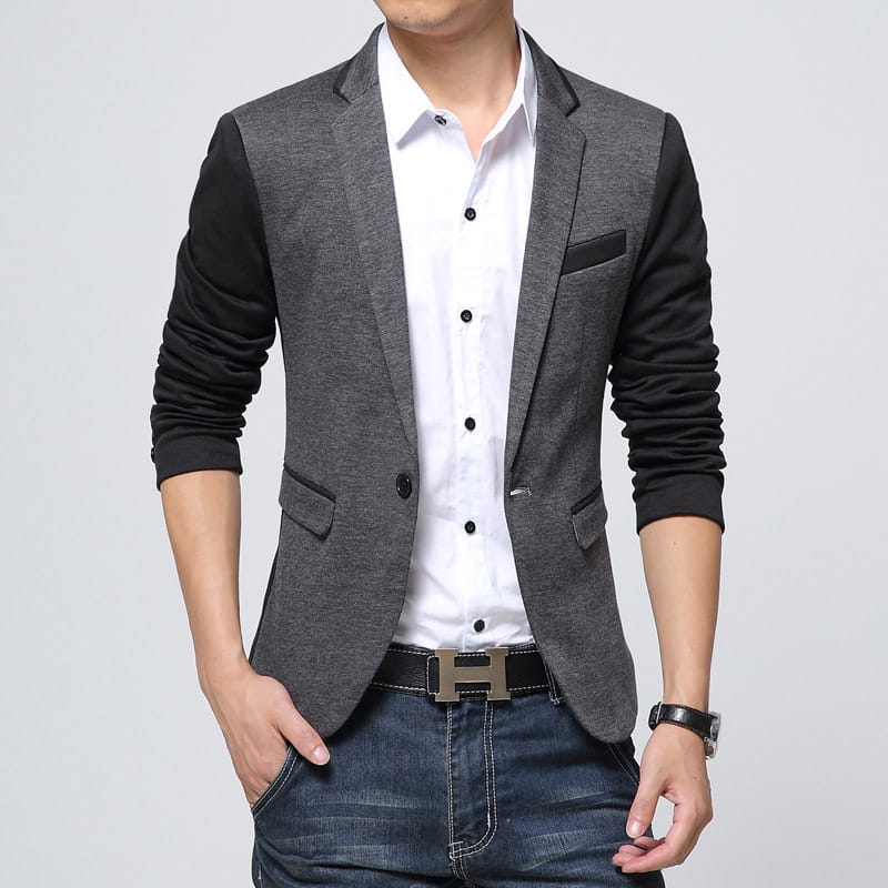 Men’s Korean Style Slim Suit Trendy Plus Size
