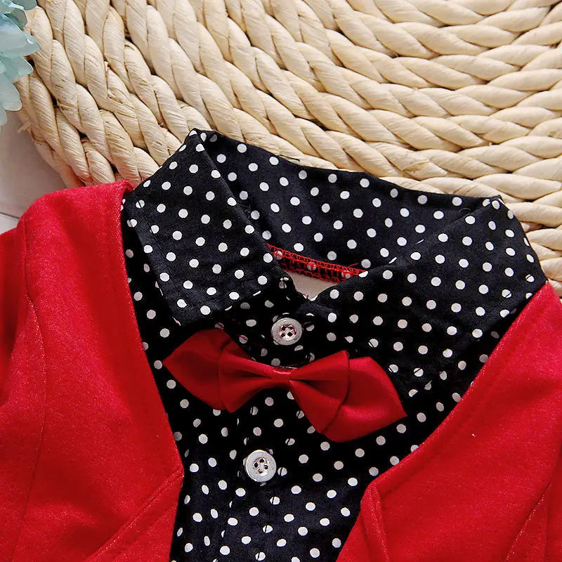 Children’s Children’s Suit Bow tie Sweater Small Trousers