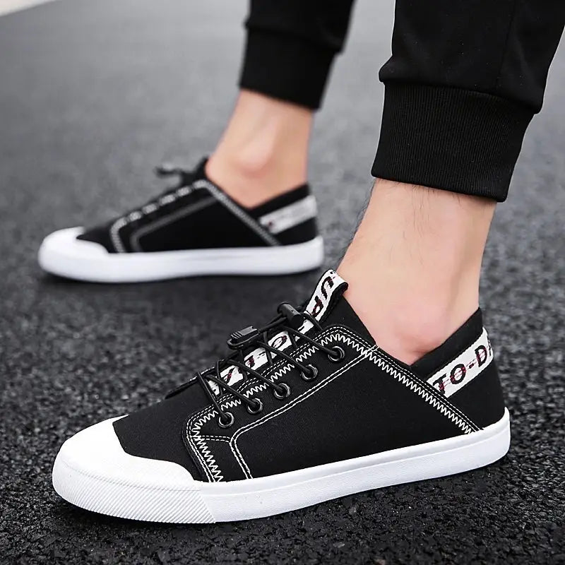 Canvas casual flat shoes