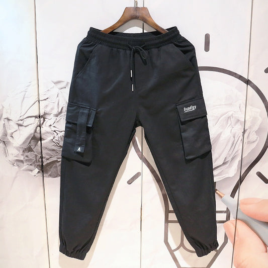 Work Clothes Shorts Men's Trendy Brand Trend INS Hip-hop Loose Casual Straight Five-point Pants