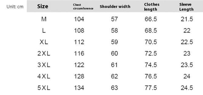 Fashion Personality Men’s Three-quarter Sleeve Top