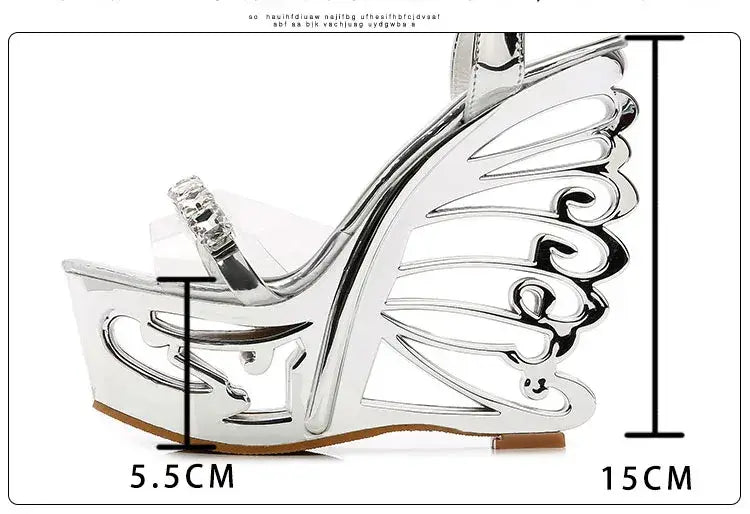 High Quality Buckle Strap Sexy Vintage 15cm High Heels Nightclub Shoes