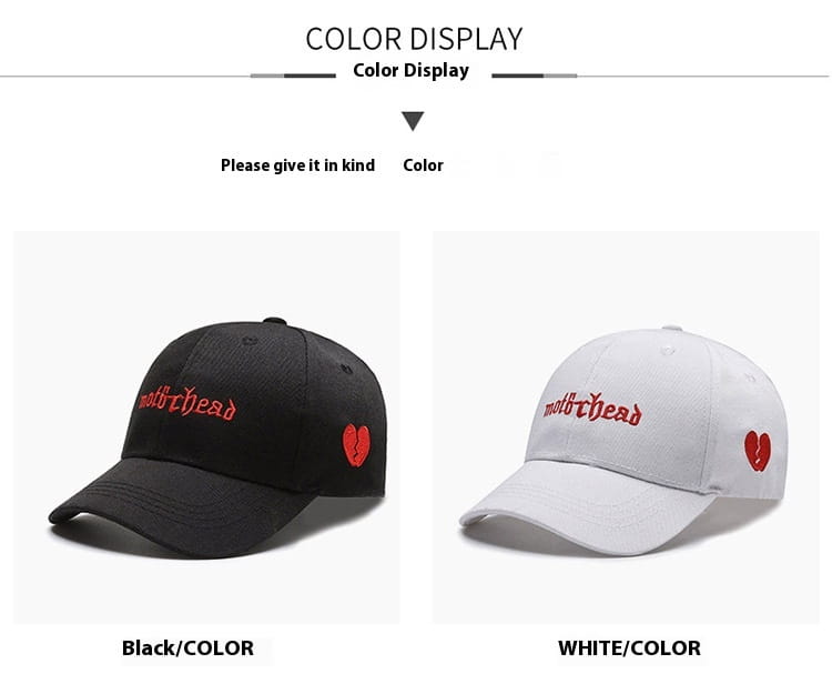 Children’s Baseball Cap Letter Embroidered Peaked Cap
