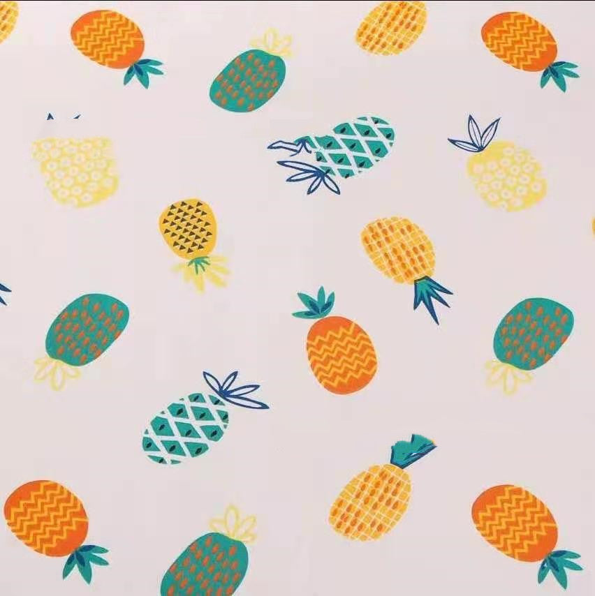 Cotton twill printed fabric cotton bed sheet ECG