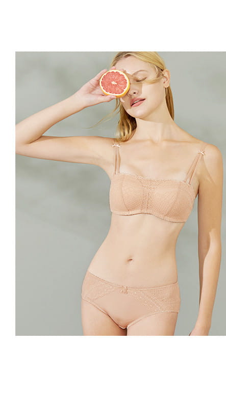 Sweet and cute lace ladies underwear