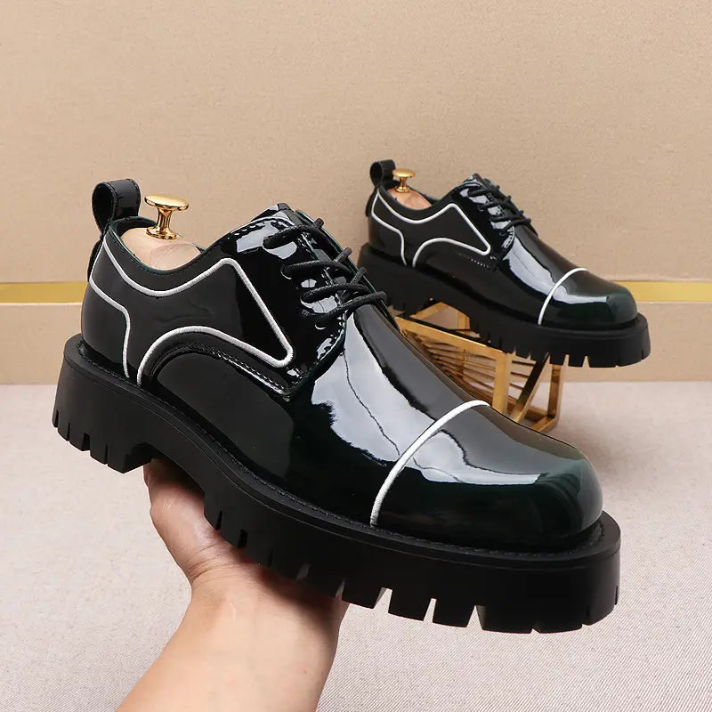 Men’s Leather Waterproof And Non-slip Hiking Shoes