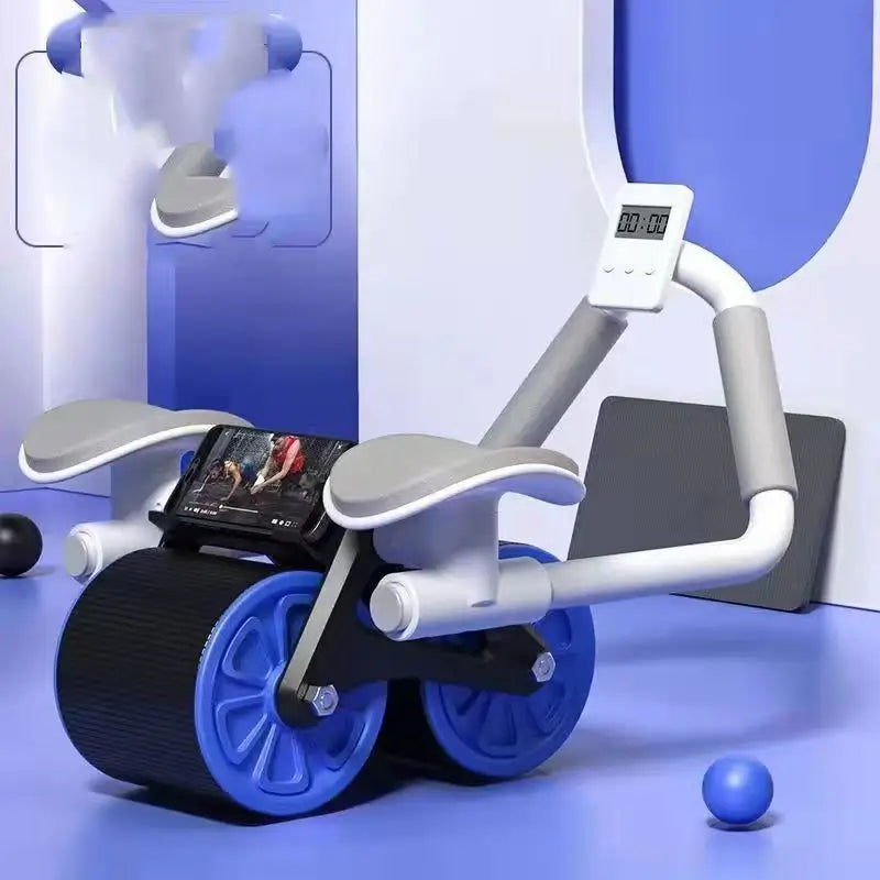 Abdominal Wheel Automatic Rebound AB Roller Abdominal Wheel Elbow Support Men And Women Belly Slimming Belly Fitness Equipment Beyond Trends Hub