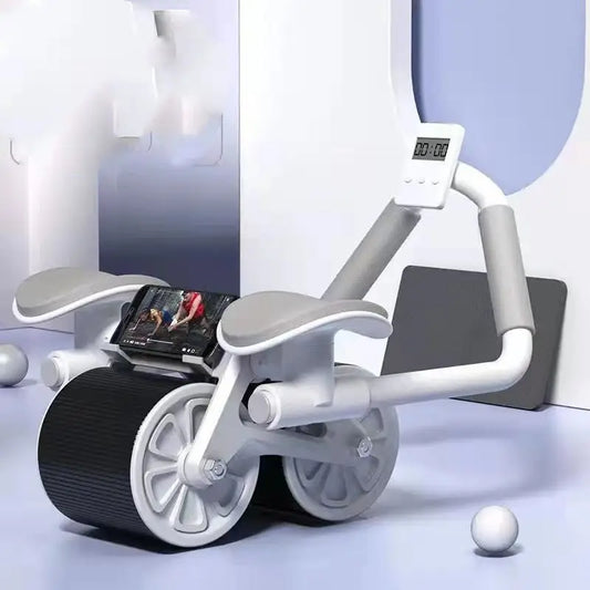 Abdominal Wheel Automatic Rebound AB Roller Abdominal Wheel Elbow Support Men And Women Belly Slimming Belly Fitness Equipment Beyond Trends Hub