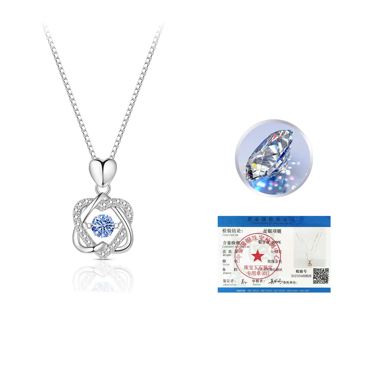520 Valentine’s Day Gifts For Girlfriends Premium Necklace
