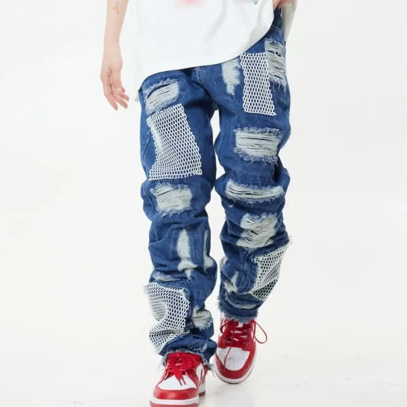 Accumulation Feeling Burrs Mop Trousers Men