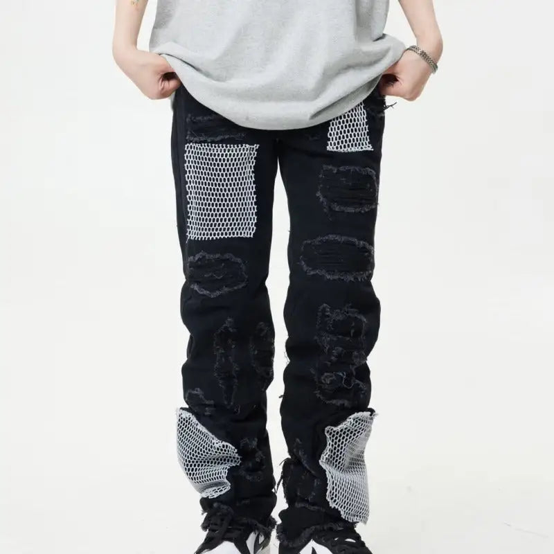 Accumulation Feeling Burrs Mop Trousers Men