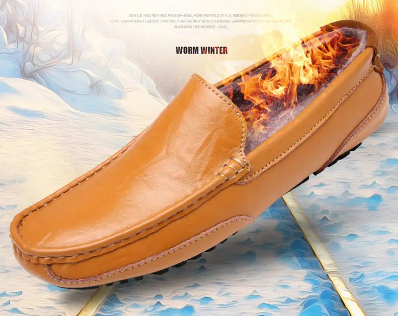 Men Loafers Slip On Formal Comfortable Soft Shoes