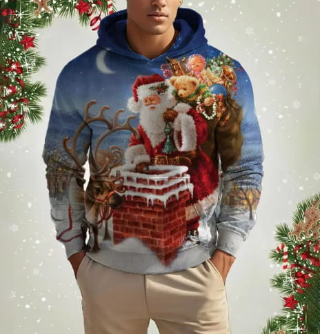 Santa Claus Men’s Pattern Sweater