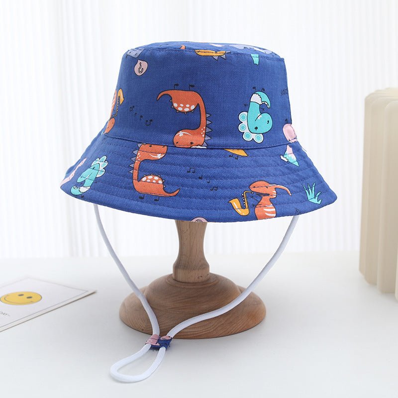 Bucket Hat Baby Spring And Autumn Thin Summer Child Sun-proof Sun Protection Sun Hat