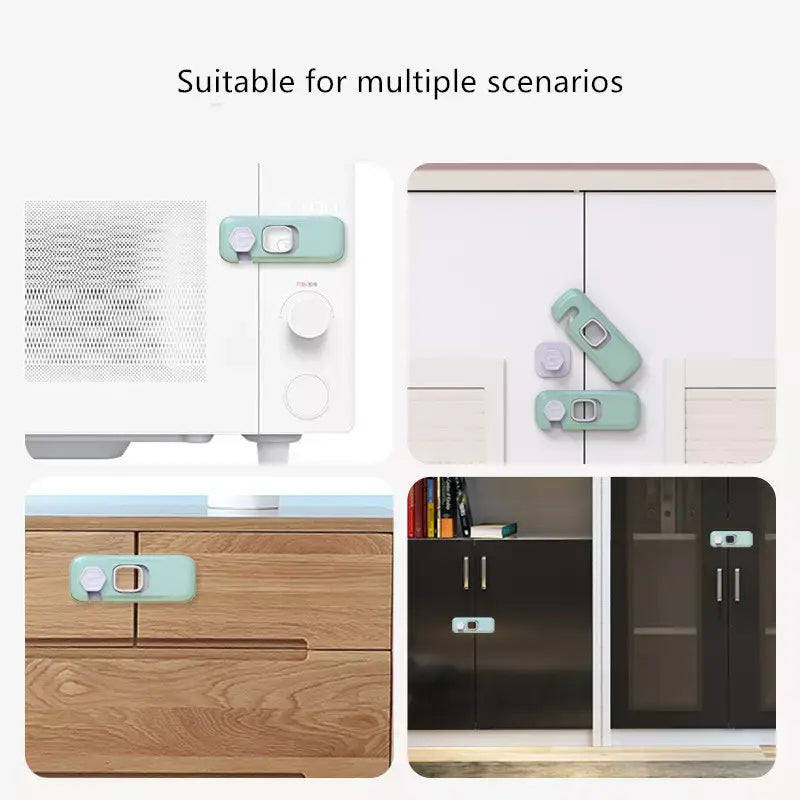Home Refrigerator Lock Fridge Freezer Door Catch Lock Toddler Kids Child Cabinet Safety Lock For Baby Safety Child Lock