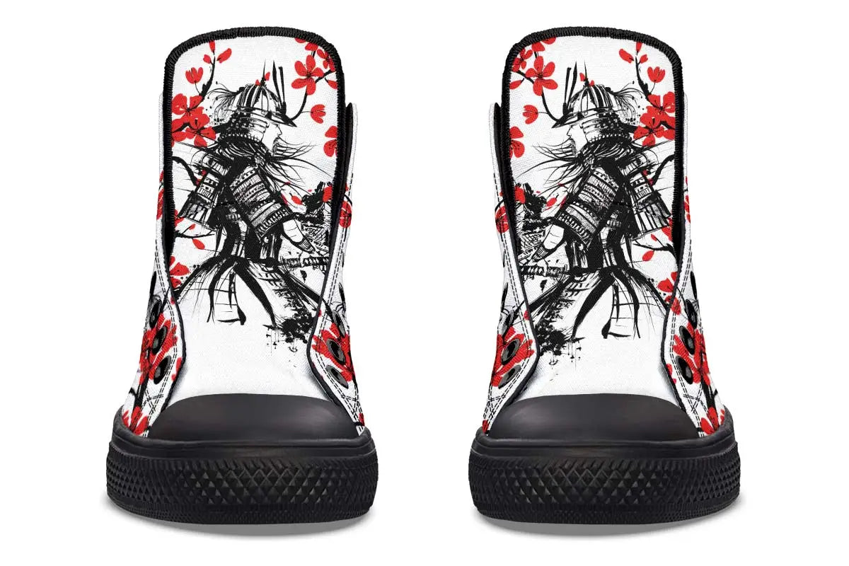Printed Couple High-top Canvas Shoes