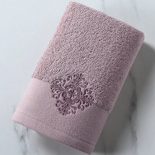 Adult Bath Towels With Pure Cotton Towels - Dark gray