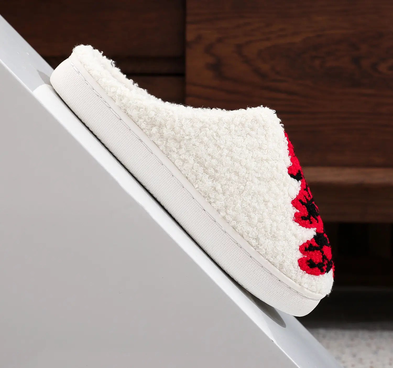 Christmas Tree Home Slippers Fashion Non-slip Floor Bedroom Slipper For Women Fuzzy House Shoes Winter