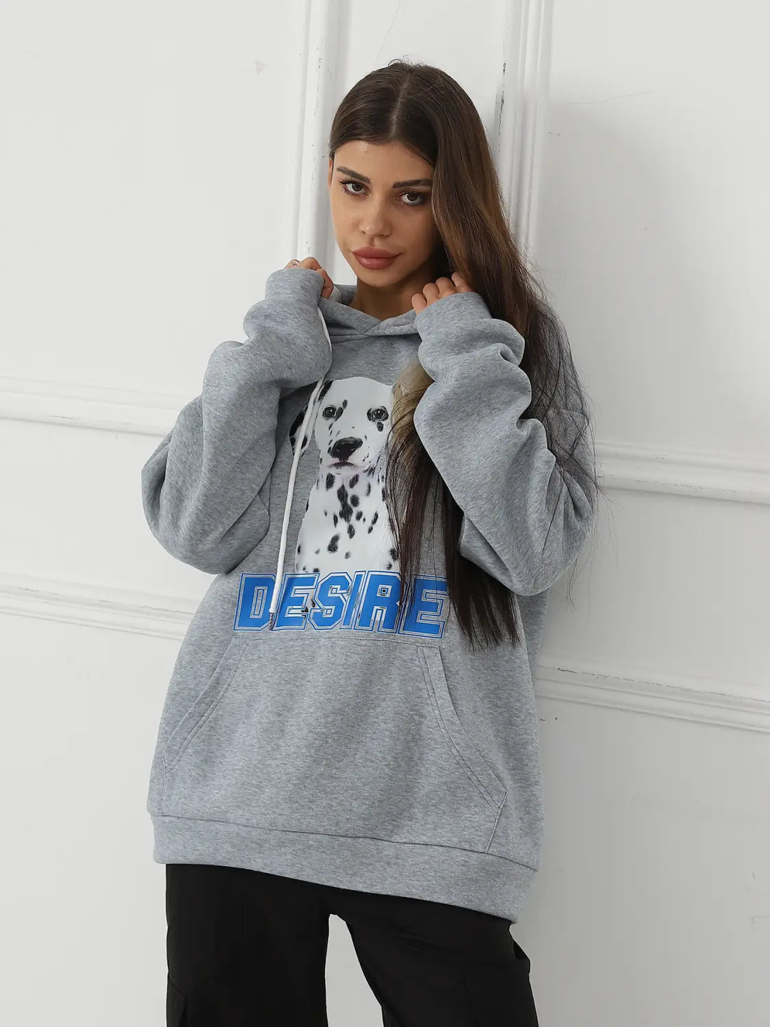 Women’s Fashionable Casual Printed Long Sleeved Sweatshirt