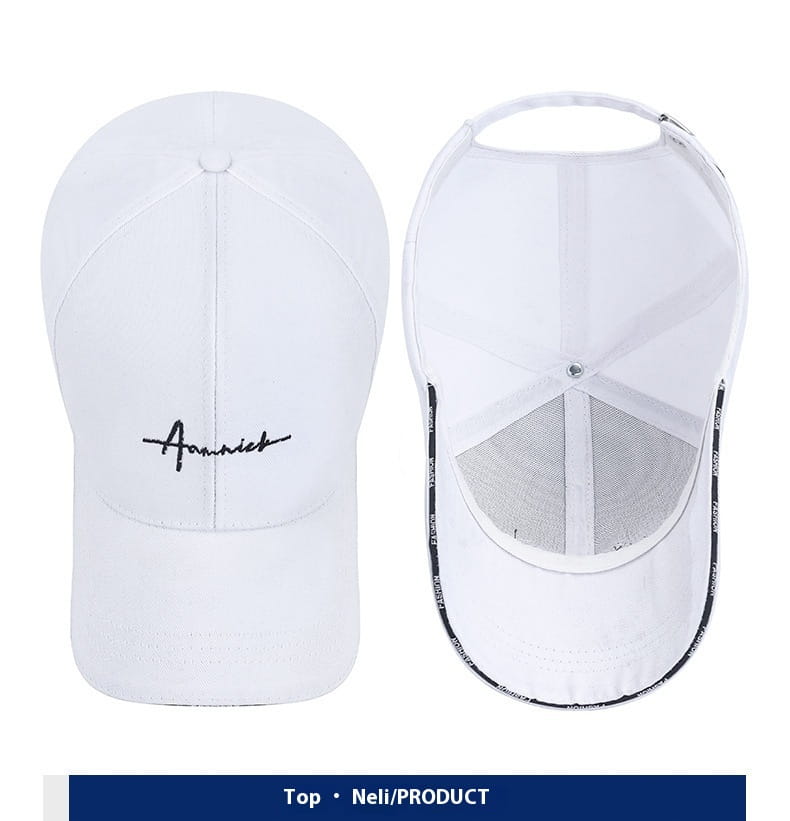 Women’s Korean-style Letter Embroidered Peaked Cap Baseball Cap