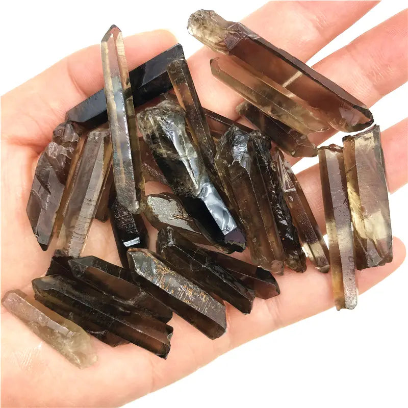 Citrine Single-pointed Crystal Hexagonal Prism Ornaments