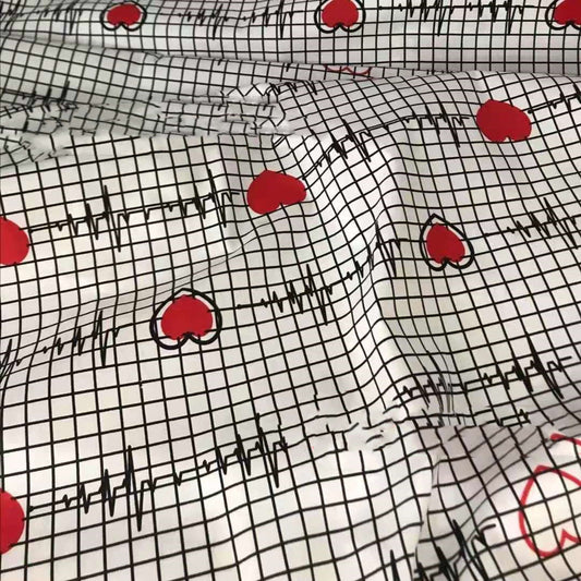 Cotton twill printed fabric cotton bed sheet ECG