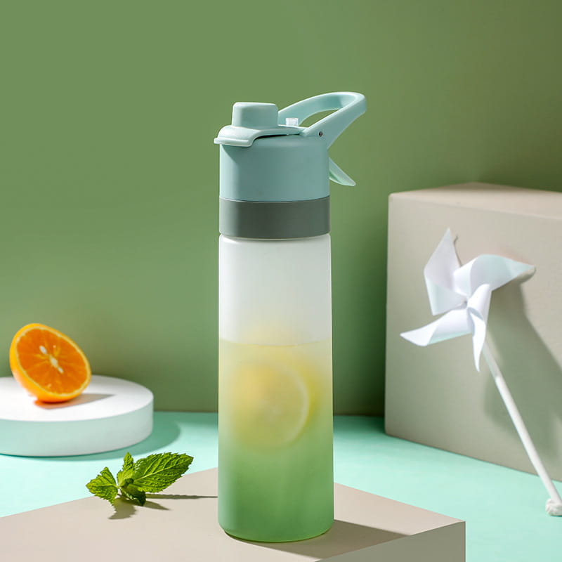 Spray Water Bottle For Girls Outdoor Sport Fitness Water Cup Large Capacity Spray Bottle Drinkware Travel Bottles