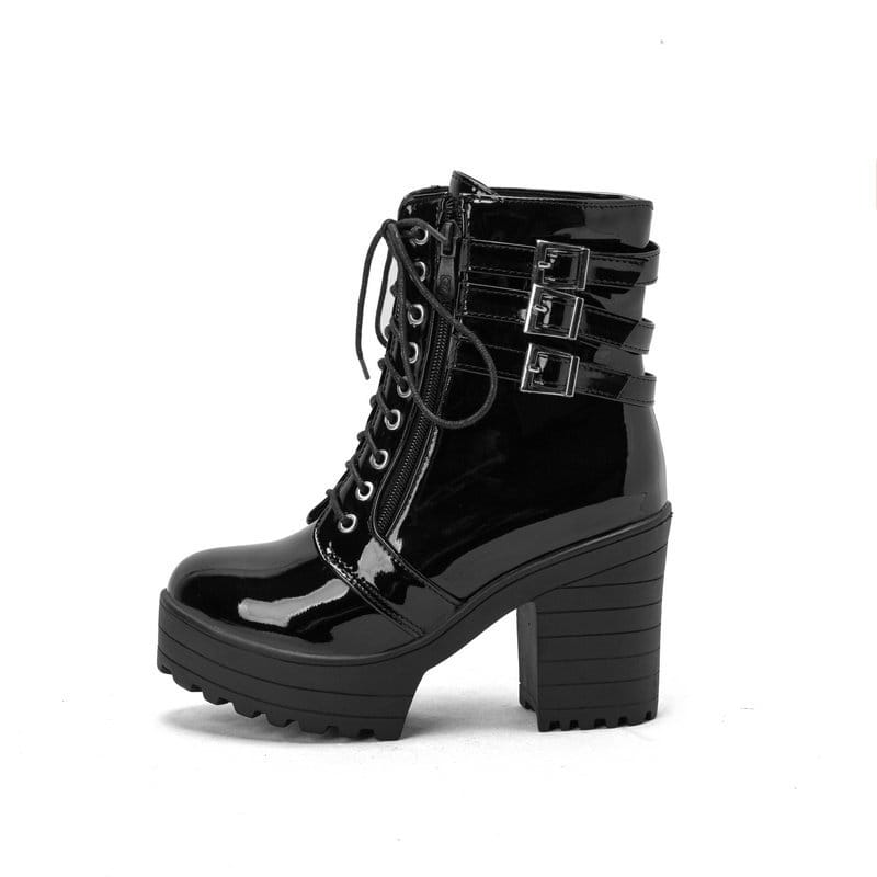 Women’s Autumn And Winter Thick Heeled Short Boots